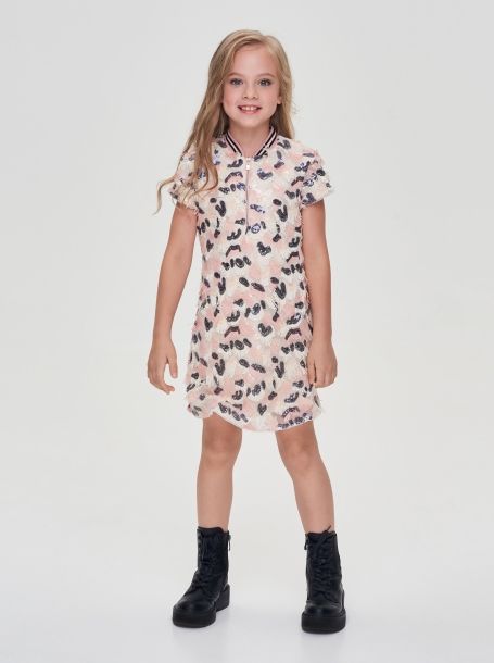 Фото2: картинка 07.106 Платье нарядное из пайеток, мультиколор Choupette - одевайте детей красиво!