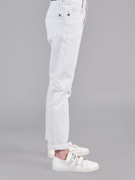 Фото4: Белые джинсы для мальчика