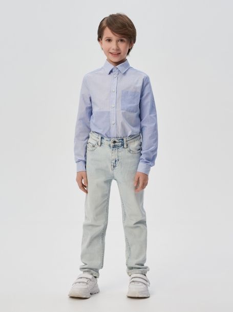 Фото1: Брюки джинсовые для мальчика от Choupette 