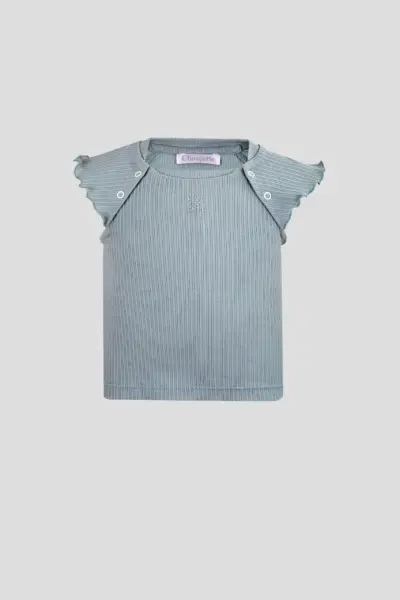 Комплект из трикотажной лапши (майка, шортики) — изображение 3