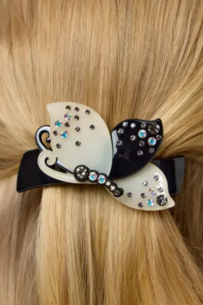 Заколка-автомат "бабочка" — изображение 3