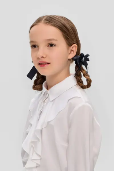 Комплект бантов со стразами на резинке, 2 шт — изображение 3