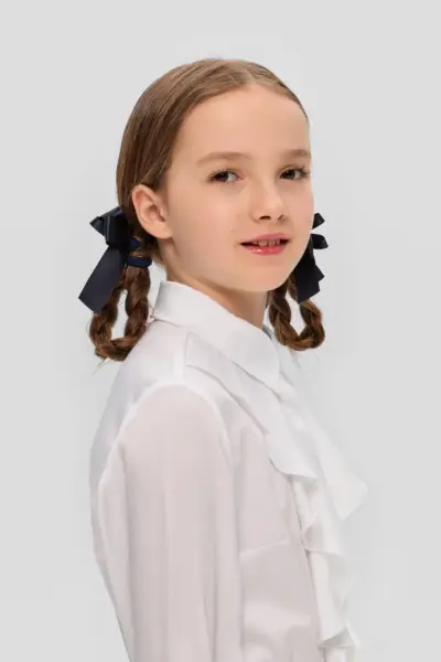 Комплект бантов со стразами на резинке, 2 шт — изображение 4