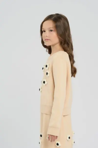 Джемпер вязаный с декором — изображение 3