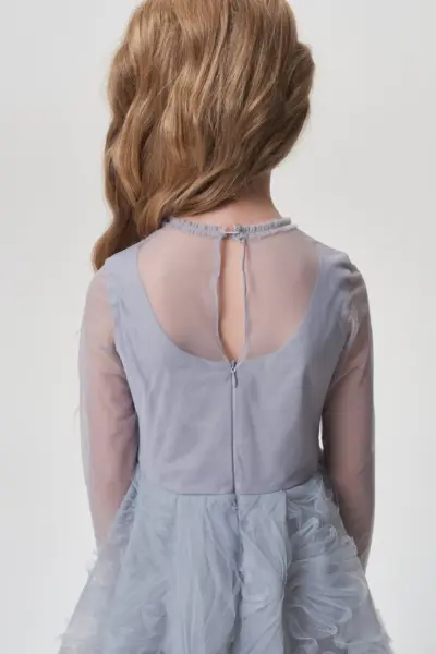 Платье нарядное из фантазийной ткани — изображение 6