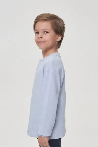 Лонгслив с застежкой на пуговицы — изображение 3