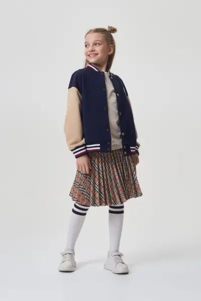 Куртка-бомбер комбинированная — изображение 5