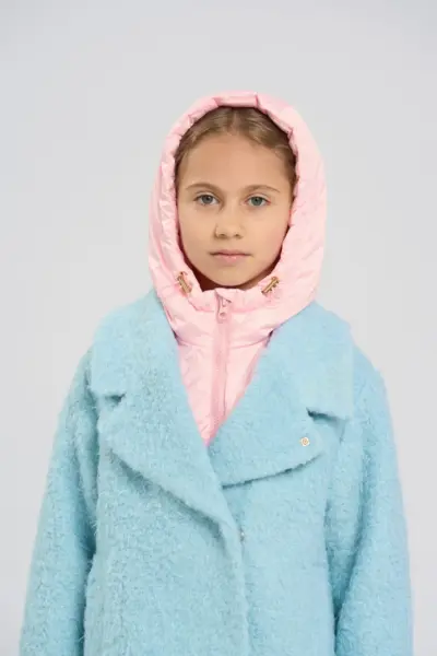 Пальто со съемным капюшоном, на синтепоне — изображение 12