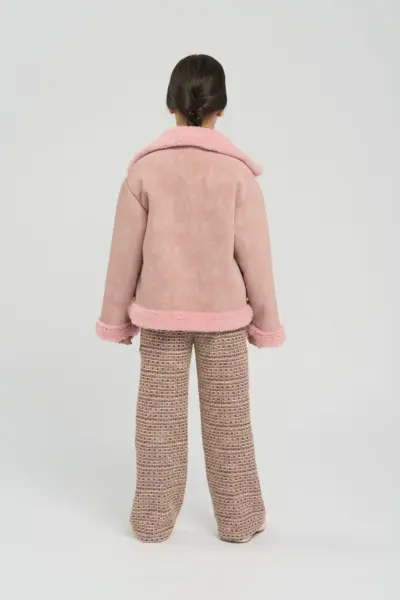 Куртка под дубленку, с сумочкой — изображение 3