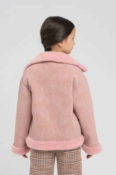 Куртка под дубленку, с сумочкой — изображение 6