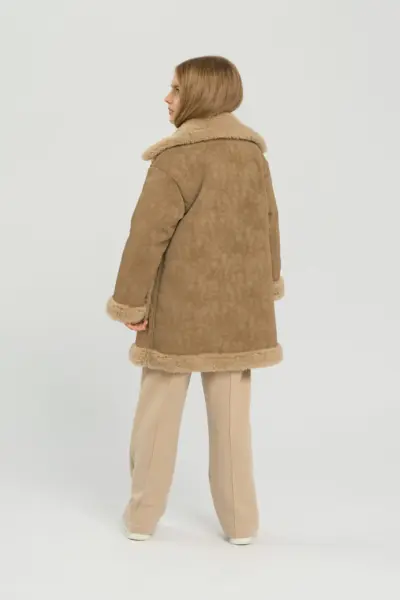 Куртка удлиненная под дубленку — изображение 3