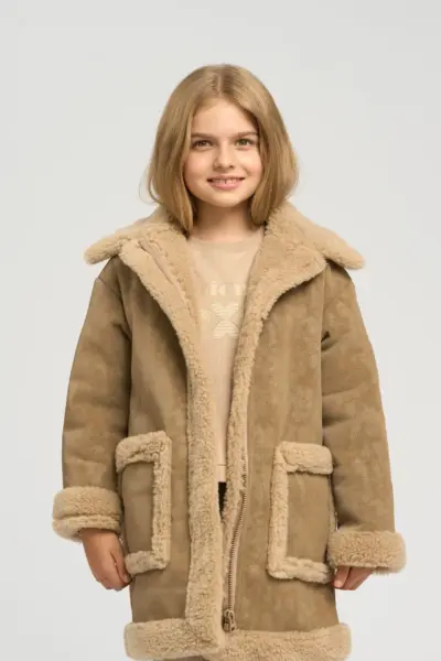 Куртка удлиненная под дубленку — изображение 4