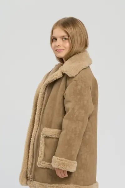 Куртка удлиненная под дубленку — изображение 5