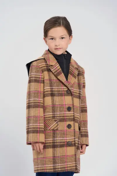 Пальто с капюшоном, на синтепоне — изображение 9