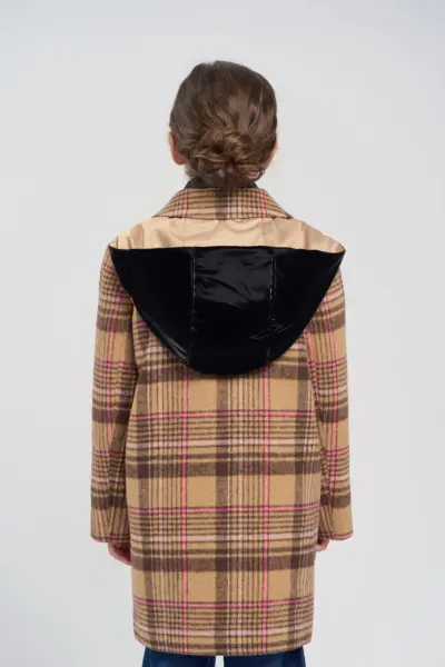 Пальто с капюшоном, на синтепоне — изображение 13