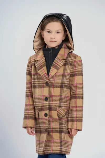 Пальто с капюшоном, на синтепоне — изображение 15