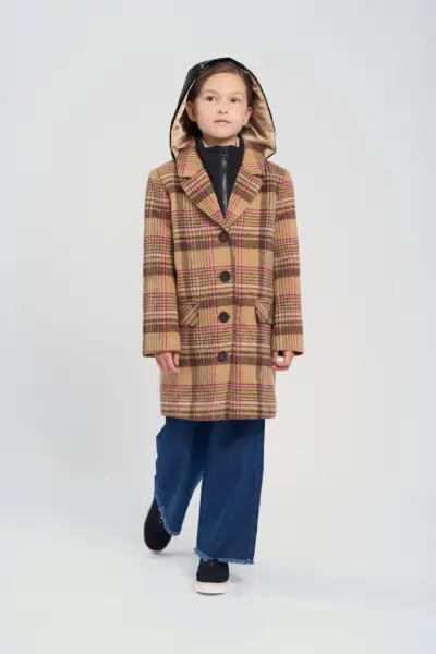 Пальто с капюшоном, на синтепоне — изображение 7