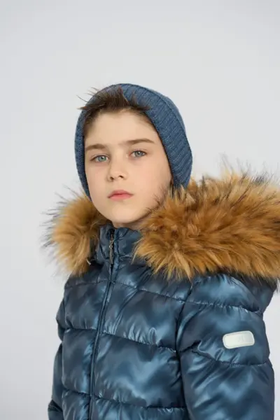 Комбинезон утепленный на синтепухе с меховой опушкой — изображение 7