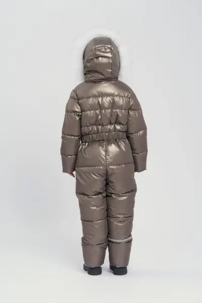 Комбинезон на синтепухе с меховой опушкой — изображение 5