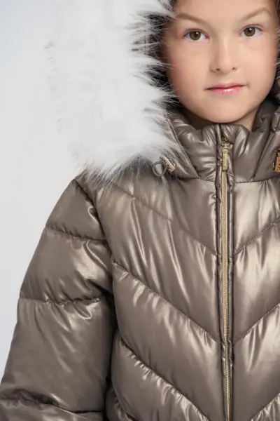 Комбинезон на синтепухе с меховой опушкой — изображение 7