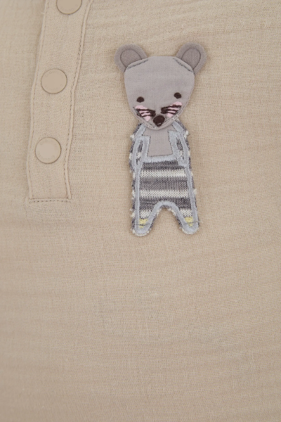 Комплект (футболка, брюки) из муслина для мальчика — изображение 6