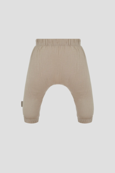 Комплект (футболка, брюки) из муслина для мальчика — изображение 5