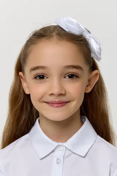 Ободок с бантом и стразами — изображение 5