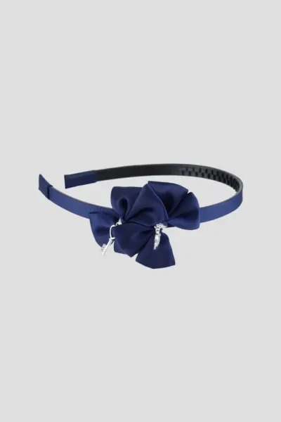 Ободок с бантами и стразами — изображение 6