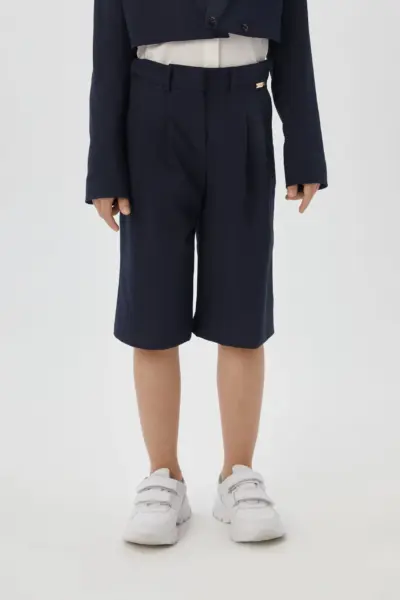 Брюки-бермуды, синие — изображение 3