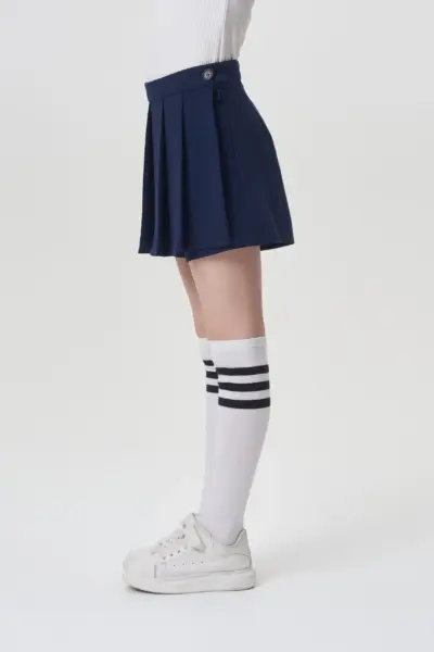 Юбка-шорты со складками — изображение 4