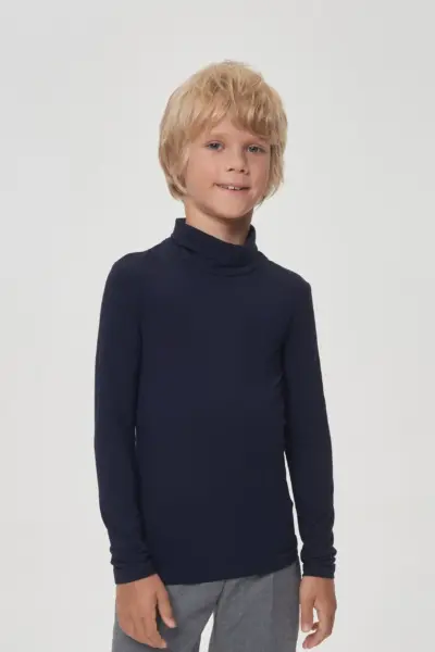 Водолазка, синяя — изображение 4