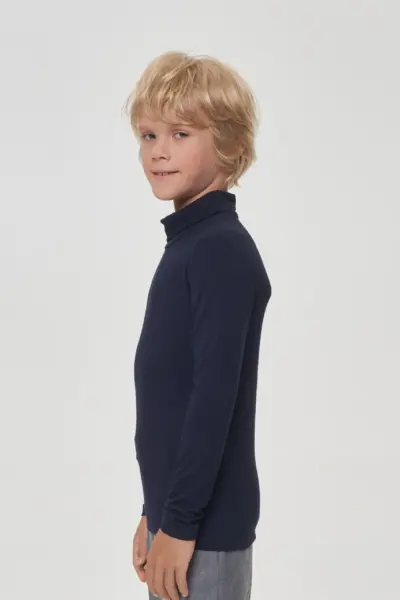 Водолазка, синяя — изображение 6