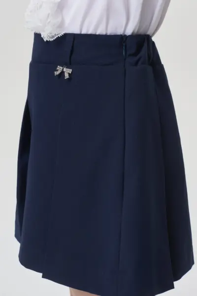 Юбка-шорты, синие — изображение 5