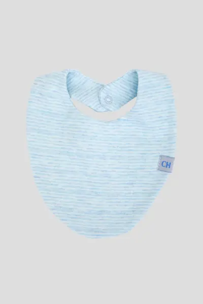 Комплект нарядный с принтом (комбинезон, слюнявчик и шапочка) — изображение 6