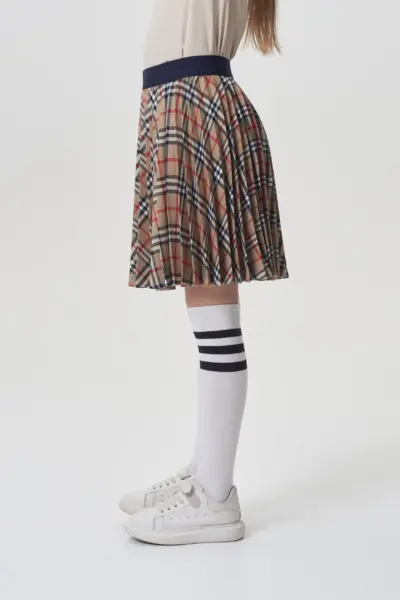 Юбка-гофре в клетку — изображение 3