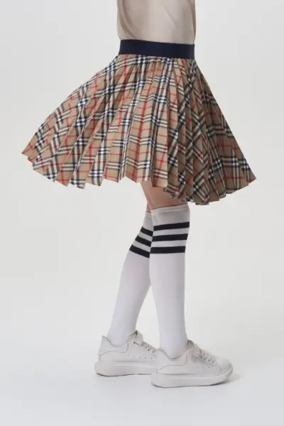 Юбка-гофре в клетку — изображение 6