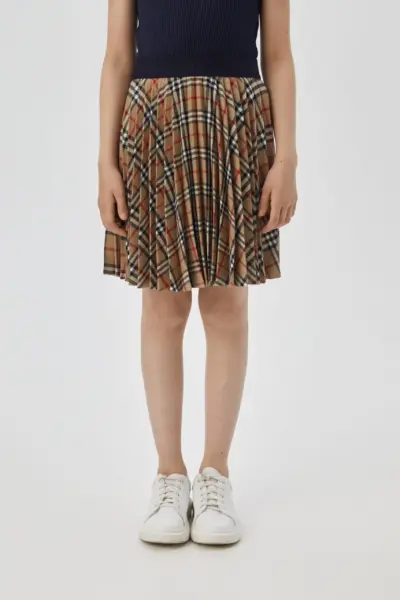 Юбка-гофре в клетку — изображение 9