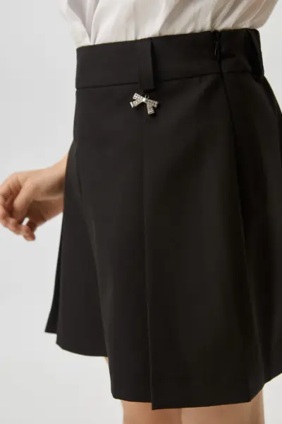 Юбка-шорты, черная — изображение 5