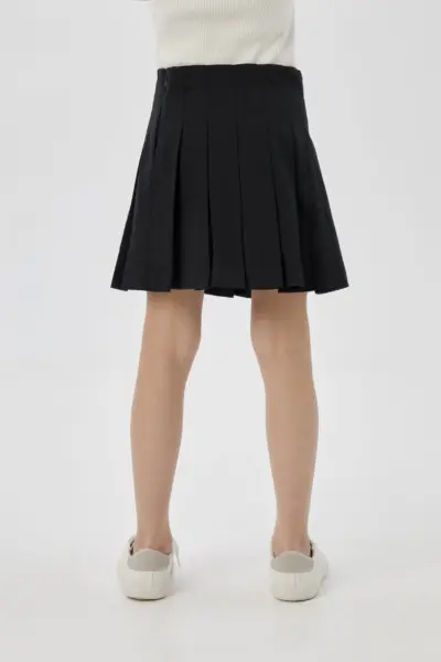 Юбка в складку, черная — изображение 4