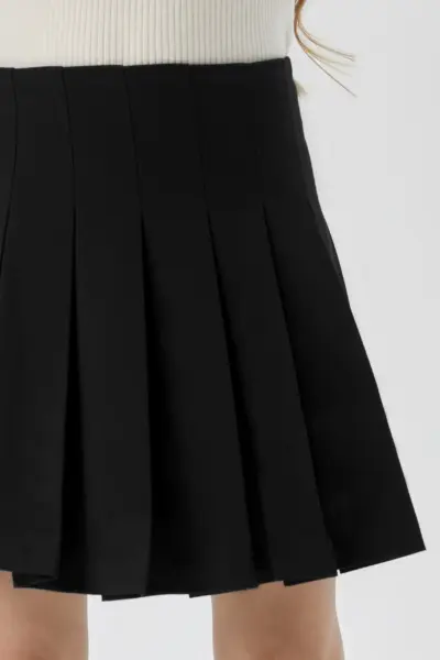 Юбка в складку, черная — изображение 5