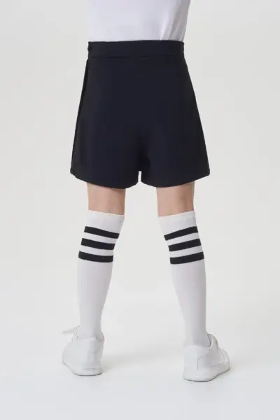 Юбка-шорты со складками, черные — изображение 5