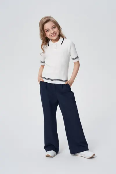 Джемпер-поло вязаный — изображение 5