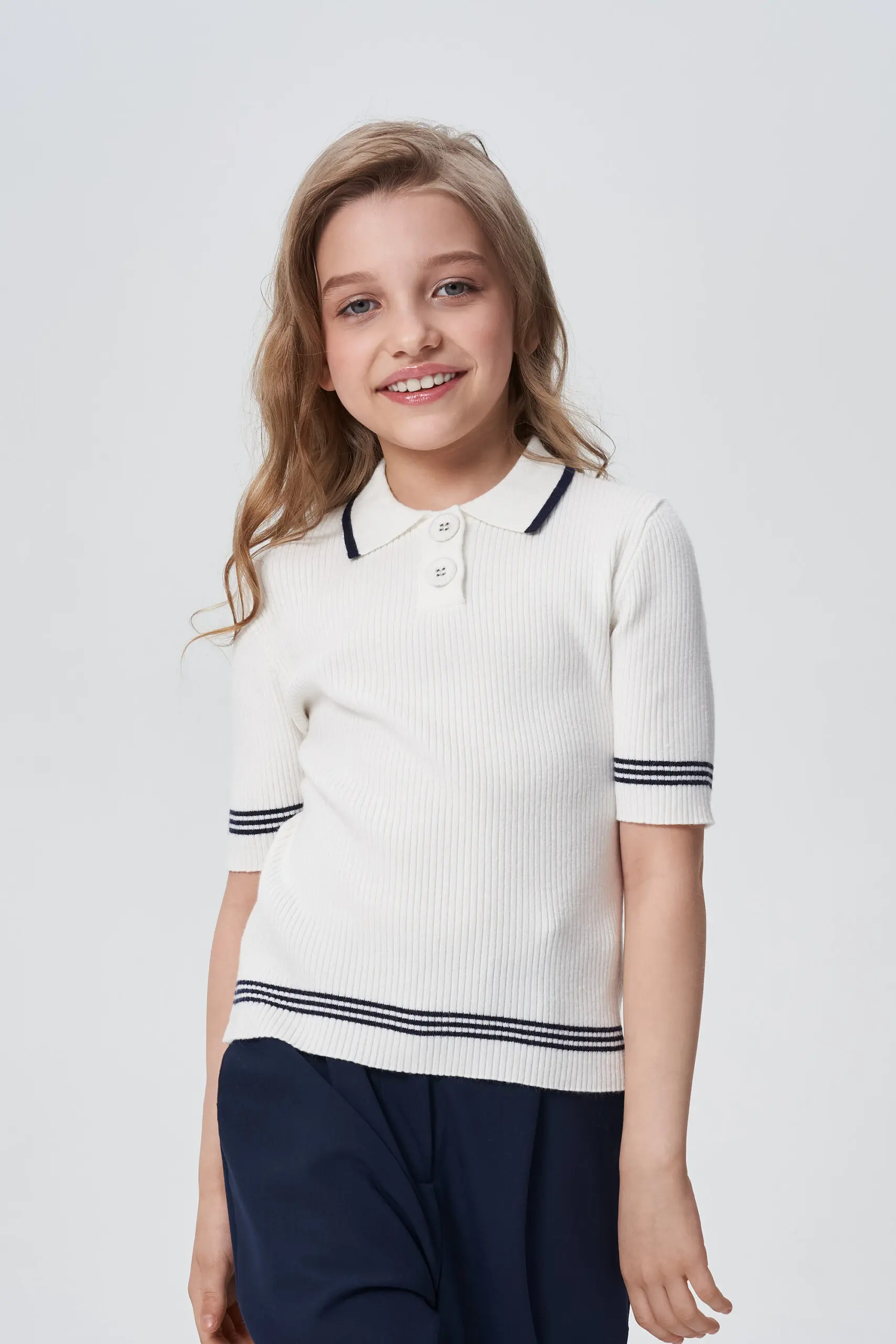 720.31 (6) Джемпер-поло вязаный — изображение 1