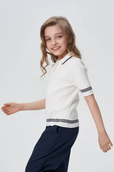 Джемпер-поло вязаный — изображение 3