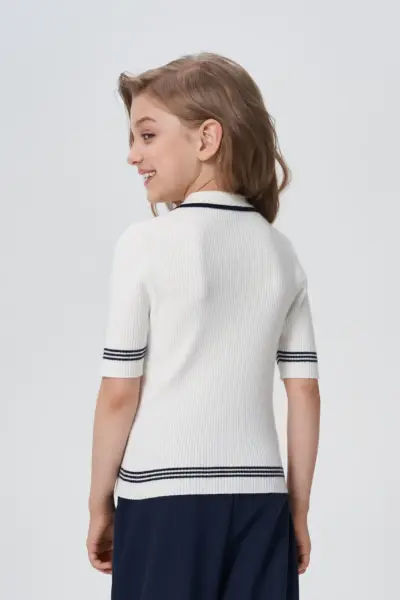 Джемпер-поло вязаный — изображение 4