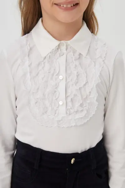 Блузка нарядная трикотажная — изображение 5