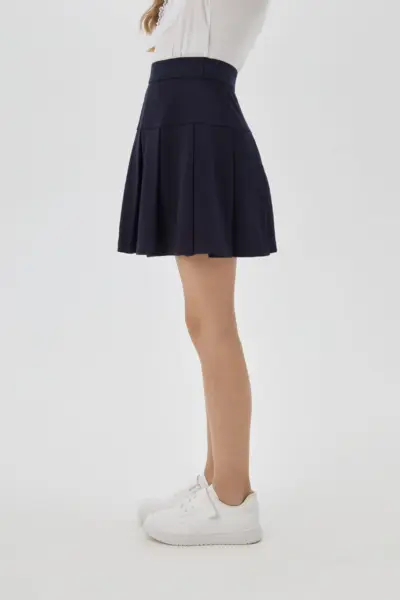 Юбка из джерси, синяя — изображение 3