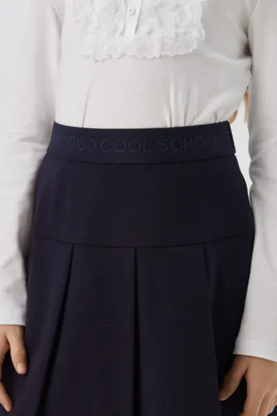 Юбка из джерси, синяя — изображение 5