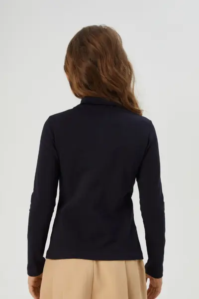 Водолазка из модала, синяя — изображение 3