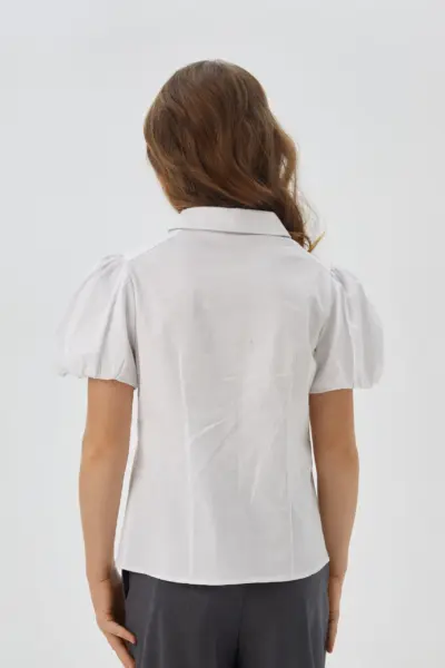 Блузка нарядная с кружевной отделкой — изображение 3